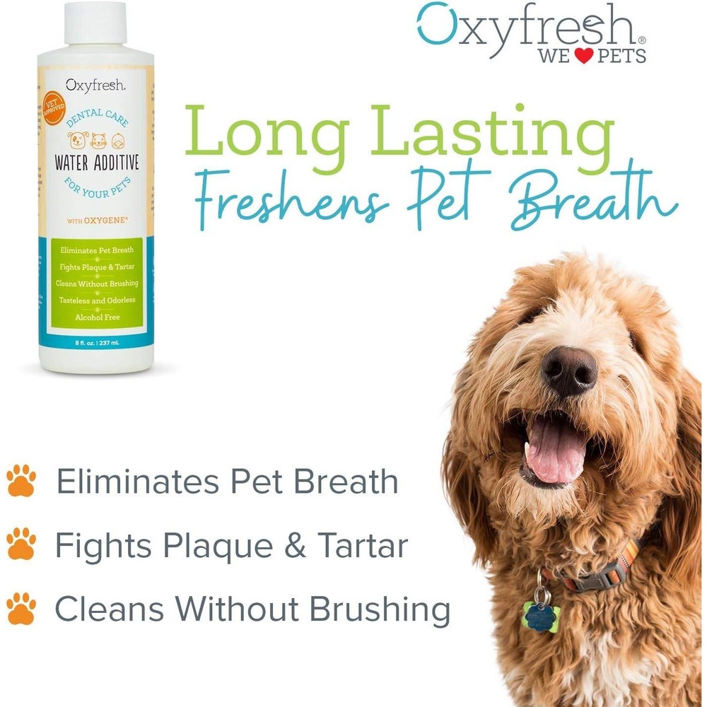 Oxyfresh‎ Pet Dental Care Water Additive Dogs Cats 16oz in Sealed Bottle